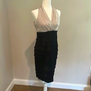 Evan-Picone layered skirt dress